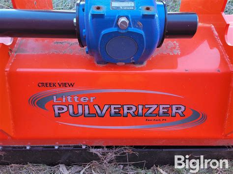 Creek View Litter Pulverizer .